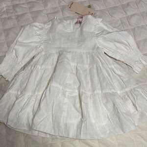 Elegant White Kids Dress size 24 months
